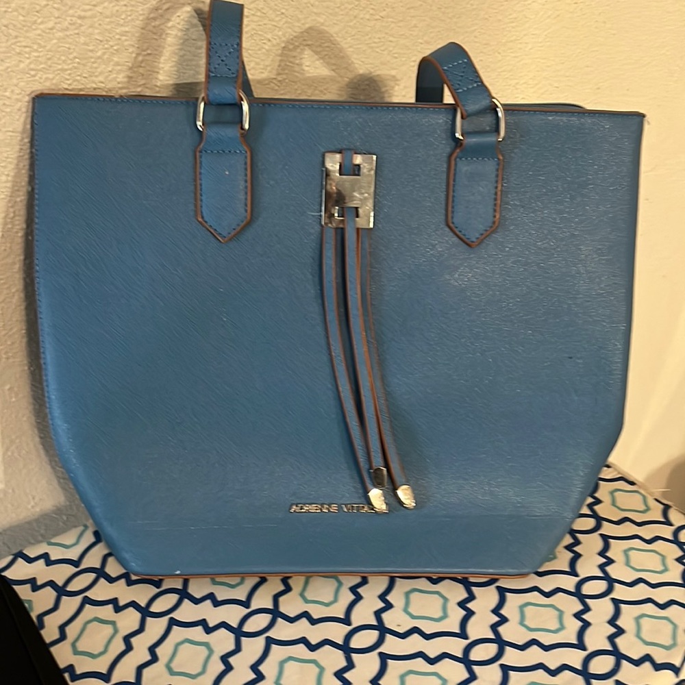 Sky blue purse